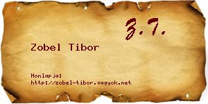 Zobel Tibor névjegykártya