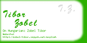 tibor zobel business card